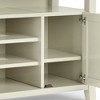 54" Wood TV Media Stand with Two Side Doors, Adjustable Shelves and Cord Management for Living Room and Bedroom - 4 of 4