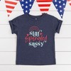 The Juniper Shop Star Spangled Sassy Toddler Short Sleeve Tee - 2 of 2