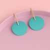 SOHI Women's Silver Geometric Drop Earrings - 2 of 3