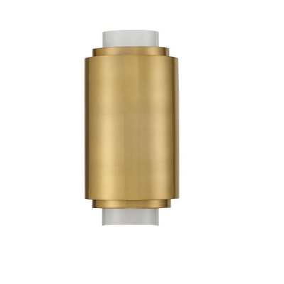 Savoy House Beacon 2 - Light Wall Light in  Burnished Brass