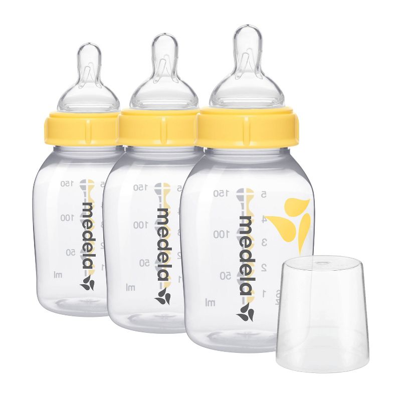 Medela Breast Milk Bottle, Collection and Storage Containers Set - 3pk/5oz, 1 of 12