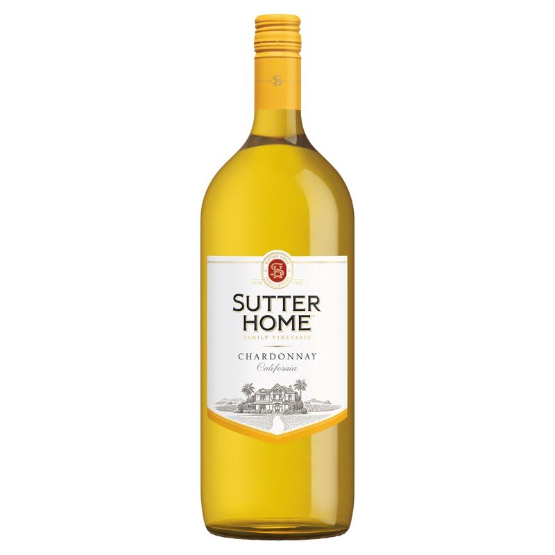 Sutter Home Chardonnay White Wine - 1.5L Bottle, 1 of 8