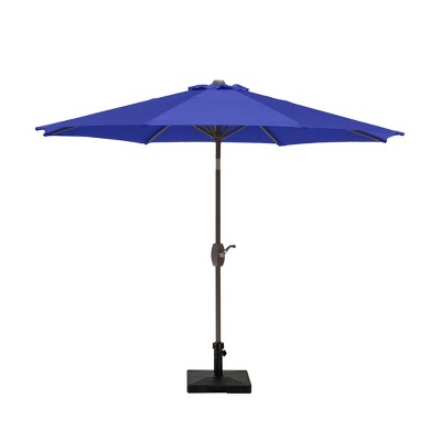 WestinTrends 9 Ft Outdoor Patio Market Table Umbrella with Square Concrete Base