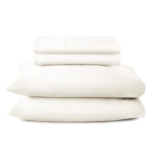 Whisper Organics Organic Cotton 500 Thread Count Sateen Bed Sheet Set – Deep Pocket, Soft & Breathable - 1 of 4