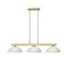 Modern Three-Light Billiards Light - Steel, 49" Linear Design, Dimmable, 3 Bulbs - 4 of 4