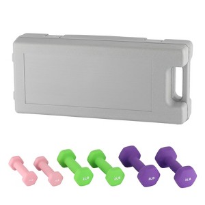 Dumbbell Set for Women and Men, Neoprene Dumbbell Free Hand Weight Set for Home Gym, Packed In Pairs - 1 of 4