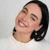 18K Gold Caged Pearl Drop Earrings | Lightweight Minimalist Gift for Her - 3 of 4
