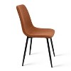 Bingo Dining Chairs Set of 4,Upholstered Dining Chair with Stainless Steel Metal Legs-Maison Boucle - 4 of 4