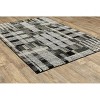 Oriental Weavers Atlas 752C0 Black/ Grey Indoor Area Rug - 2'3" x 8' - 4 of 4