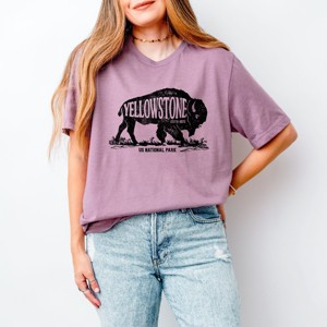 Simply Sage Market Yellowstone Bison Short Sleeve Tee - 1 of 4