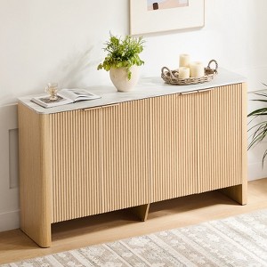 Spruce & Spring 61" Modern Sideboard Buffet Cabinet with Storage - 1 of 4