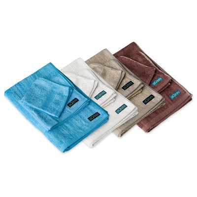 Wai Lana Green™ Eco-Friendly Bamboo Bath, Hand & Wash Towel Set