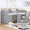 NicBex Twin Size Loft Bed with Stairs & Drawers,Profile Bunk Bed with Storage & Modern Design,Solid Wood Low Loft Bed for Kids,Teens - 3 of 4