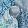 Design Imports  Blue Watercolor Paisley Print Outdoor Tablecloth With Zipper 60X120 - 4 of 4