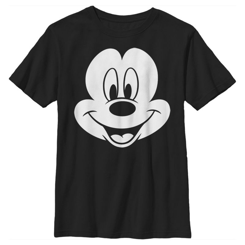 Boy's Disney Mickey Mouse Face T-Shirt, 1 of 6