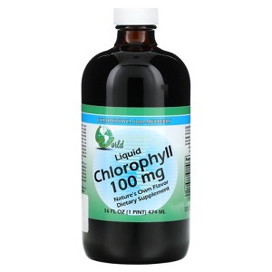 World Organic Liquid Chlorophyll, 100 mg , 16 fl oz (474 ml) - 1 of 2