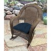 Outdoor Wicker Settee Seat/Chair Cushion Set - Jordan Manufacturing - 2 of 3