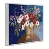 Stupell Industries White Poppies Floral Arrangement Abstract Flower Still Life Framed Giclee Art, White, 14" x 11" - 2 of 4