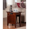 AFI Furnishings Nantucket Chair Side Table Set of 2 with Charger AW - 3 of 4