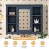 35'' x 27.5'' Medicine Cabinet, Wall Mounted Bathroom Storage Cabinet with Mirror, Modern Wall Cabinet with Concealed & Open Shelves - 4 of 4