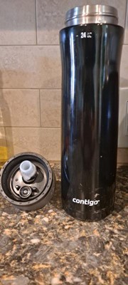Contigo ASHLAND CHILL 2.0 Stainless Steel Water Bottle with AUTOSPOUT® Lid,  Stainless Steel with Juniper, 24 oz