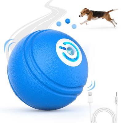 Interactive Dog Toys Ball, Smart Action Activated Rechargeable Pet Toy, TPU Material, IPX7 Waterproof Rating, Automatic Rotating/Bouncing/Moving