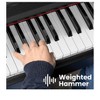 88 Key Weighted Digital Piano With 3 Pedals-Recording Function-Headphone Jack-Includes Bench-Classic Vertical Design-For Beginners And Professionals - 4 of 4