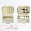 Unique Bargains Makeup Bag Cosmetic Brush Storage Box Makeup Organizers Travel Bag 8"x5"x4" 1 Pcs - 2 of 4