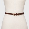 Women's Harness Belt with Metal Grommet - A New Day™ Cognac - image 3 of 3