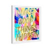 15" x 21" Motivational Typography and Quotes Framed Wall Art Print Gold - Wynwood Studio - 2 of 4