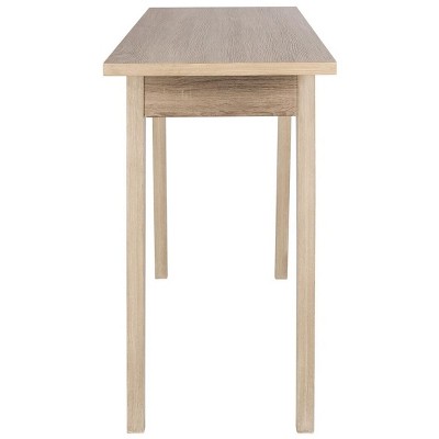 Manny 59'' Brown Oak Rectangular Console Table