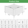 Lirago 23.6" x 23.6" x 11.8" White PVC Modular Garden Fence Panel-Durable, Easy to Install & Soil Improvement Solution - 4 of 4