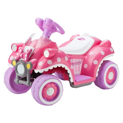 6 volt minnie mouse scooter with sidecar