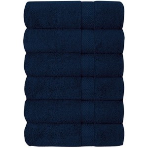 Hotel & Spa 100% Cotton Bath Towels (Set of 6) - 1 of 3