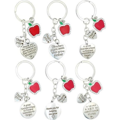 Teacher Appreciation Keychains - Ideal Teacher Gifts in Bulk, Best Teachers Gifts, Perfect Thank You Presents - image 1 of 4