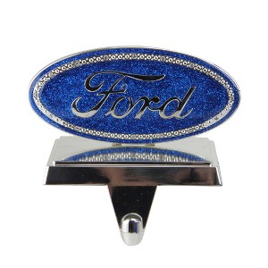 Northlight Officially Licenced Ford Logo Christmas Stocking Holder - Blue/Silver - 1 of 3