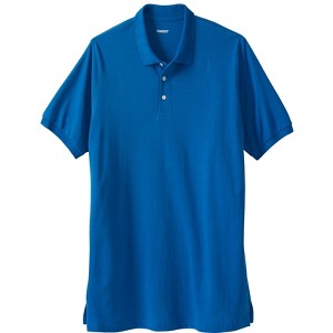 KingSize Longer-Length Shrink-Less Piqué Polo Shirt - 1 of 4