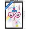 Trends International Sheena Pike - Llamacorn Framed Wall Poster Prints - 3 of 4