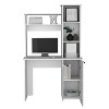 NicBex Modern Minimalist Rectangular Computer Desk with Door Cabinet & Bookshelf,Writing Desk Home Office Desk for Study,Bedroom - 3 of 4