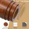 Unique Bargains Waterproof Wear-resistant PVC Material Wood Grain Tape - 3 of 4