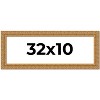 PosterPalooza | Panoramic Contemporary Gold Picture Frame - UV Acrylic, Foam Board Backing, Hanging Hardware - 2 of 4