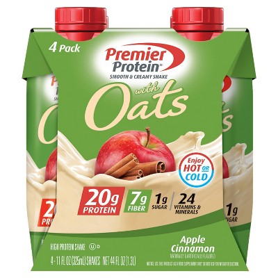 Premier Protein Nutritional Shake - Oats, Apple & Cinnamon - 4pk/44 fl oz