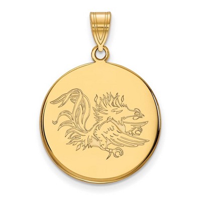 Black Bow Jewelry 14k Yellow Gold South Carolina Gamecocks NCAA Large Pendant