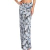 Women's Stylish Spandex Flare Maxi Skirt - Comfy Fold-Over Design Long Skirt for Effortless Style #4 - 3 of 4