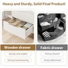 4-Drawer Dresser for Bedroom, Slim Vertical Chest of Drawers with Metal Legs, Space-Saving Cabinet for Small Apartments, Nursery, Closet - 4 of 4