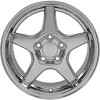 OE Wheels LLC CV01-17110-5475-50C Chrome Wheel Painted (17 x 11. inches /5 x 120 mm, 50 mm Offset) - 2 of 3