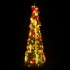 vidaXL Artificial Christmas Tree Pop-up 50 LEDs Green 47.2 - image 2 of 4