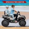 Kids ATV, 24V Licensed BRP Electric ATV 4 Wheeler for Kids, Ride On Toy Car, 4WD Battery Powered Ride On Car with 2 Seater - 3 of 4