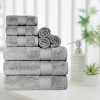 Luxury Cotton Heavyweight Solid Plush Towel Set by Blue Nile Mills - 2 of 4