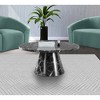 Meridian Furniture,Omni Black Faux Marble Coffee Table - 2 of 4